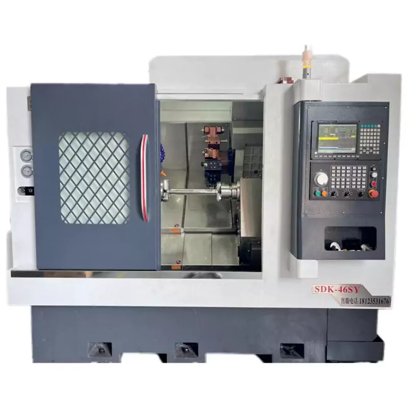 Dobbeltspindel Double-Turret CNC Machine Tools