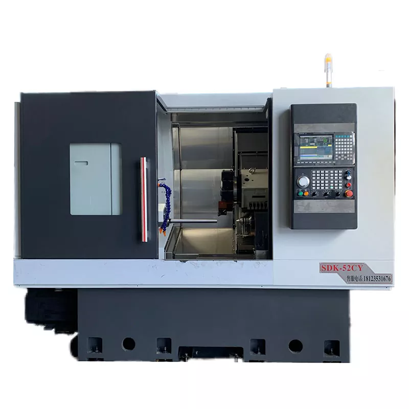 Interpolert Y-aksen Turn-Mill Compound CNC Machine Tools